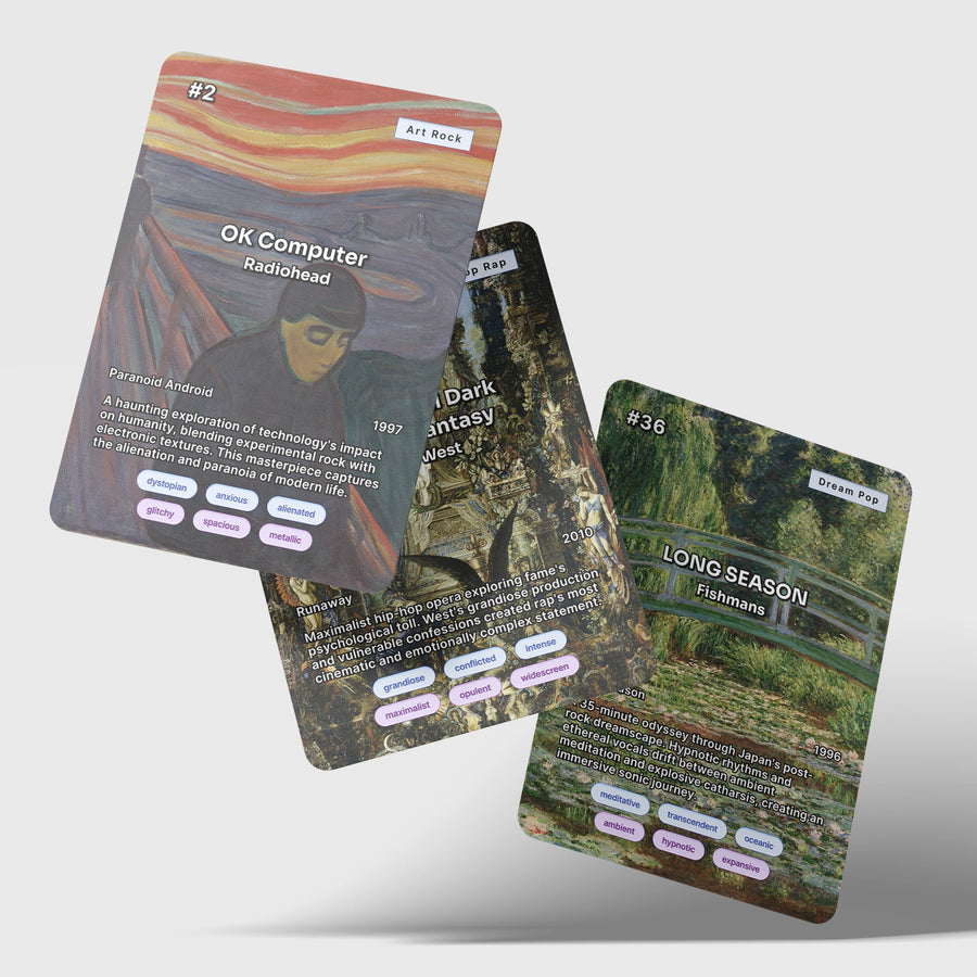 100 Albums You Need to Hear – Music Trading Card Deck