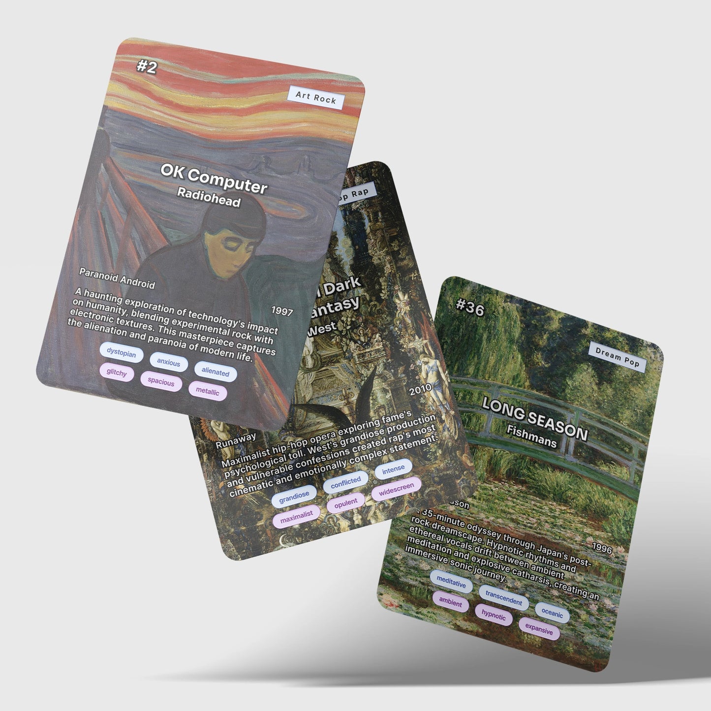 100 Albums You Need to Hear – Music Trading Card Deck