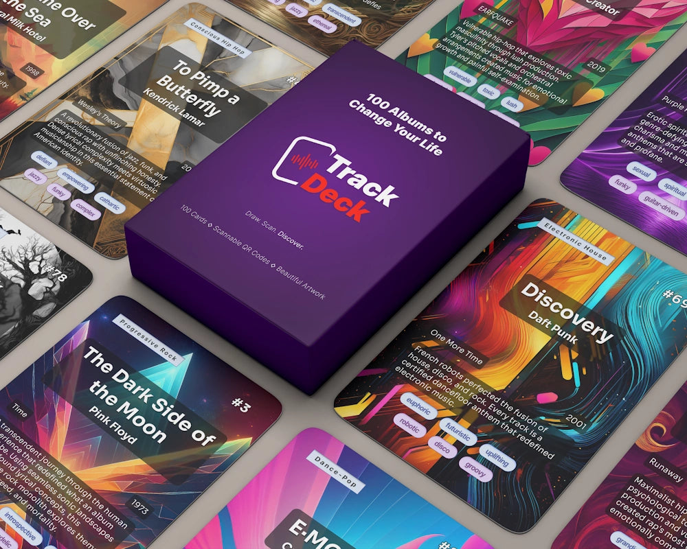 100 Albums to Change Your Life Premium Card Deck