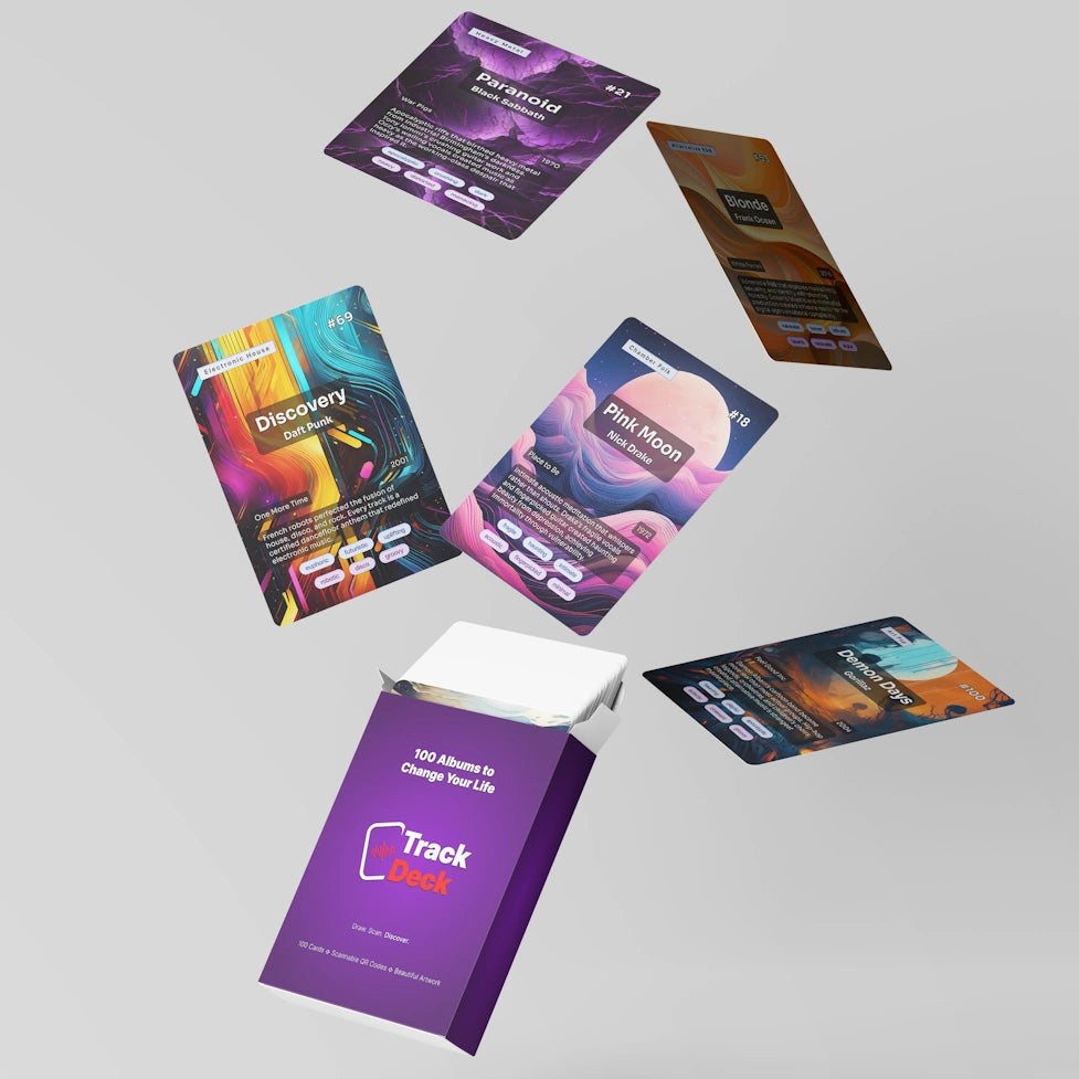 100 Albums to Change Your Life Premium Card Deck